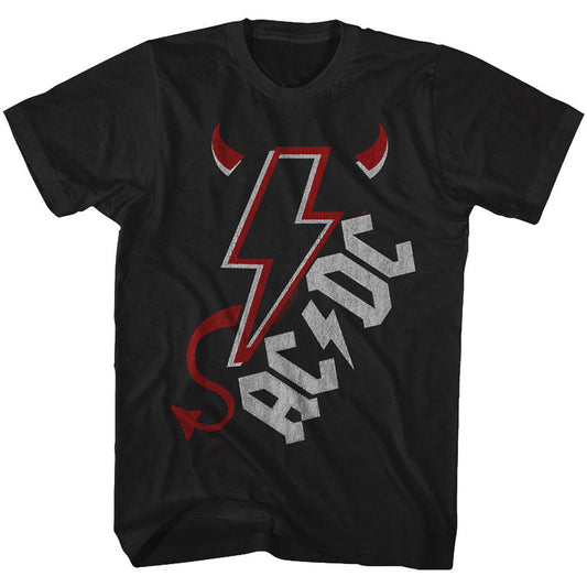 AC/DC Horns & Tall T-shirt Front