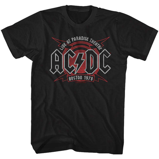 AC/DC Boston 1978 T-shirt Front