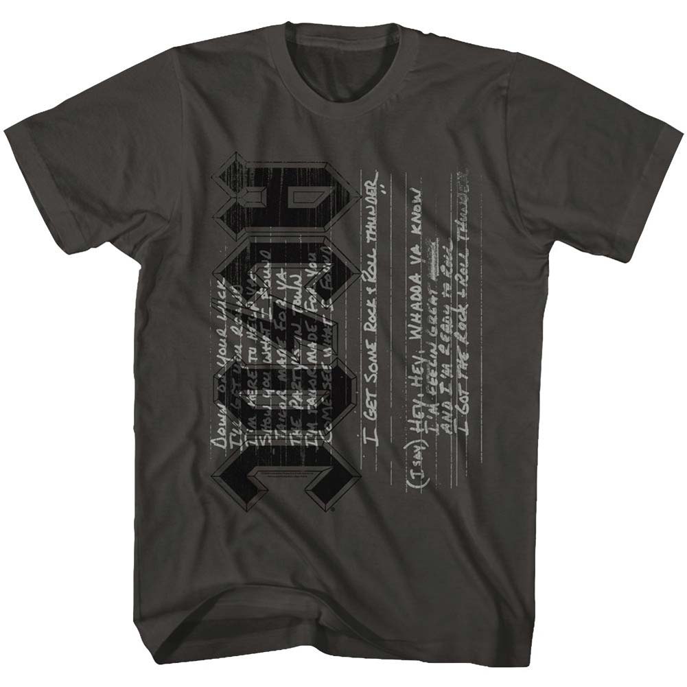 AC/DC Rock & Roll Thunder Tour T-shirt Front