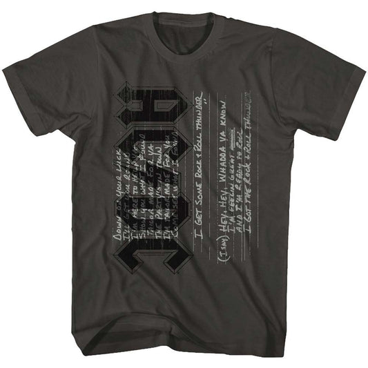 AC/DC Rock & Roll Thunder Tour T-shirt Front
