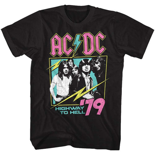 AC/DC Neon Highway T-shirt Front