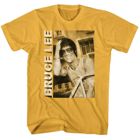 Bruce Lee Casual Smiling T-shirt Front