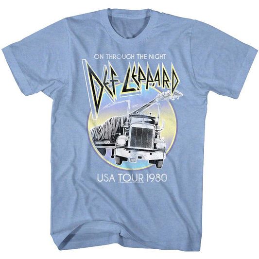 Def Leppard Pastel Night T-shirt Front