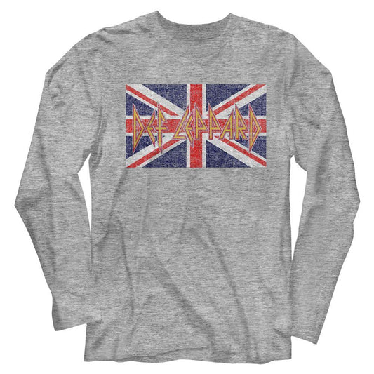 Def Leppard Uk Flag Long Sleeve Front