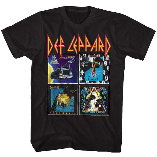 Def Leppard 80salbums T-shirt Front