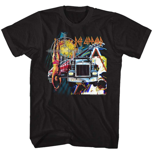 Def Leppard Jumble T-shirt Front