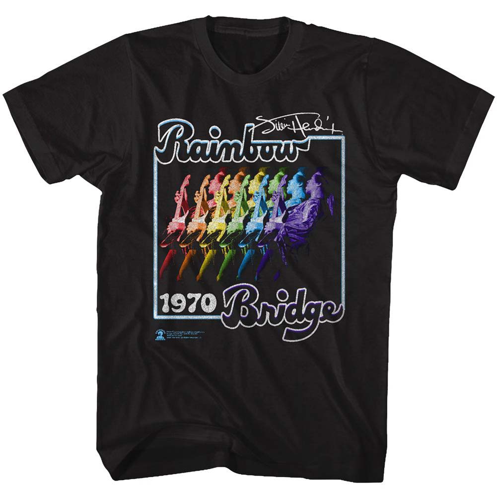 Jimi Hendrix Rainbow Bridge T-shirt Front
