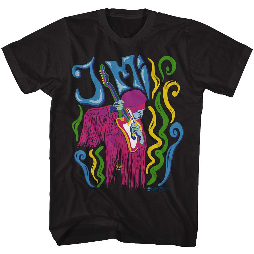 Jimi Hendrix Psychadelic T-shirt Front