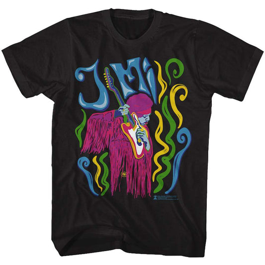 Jimi Hendrix Psychadelic T-shirt Front