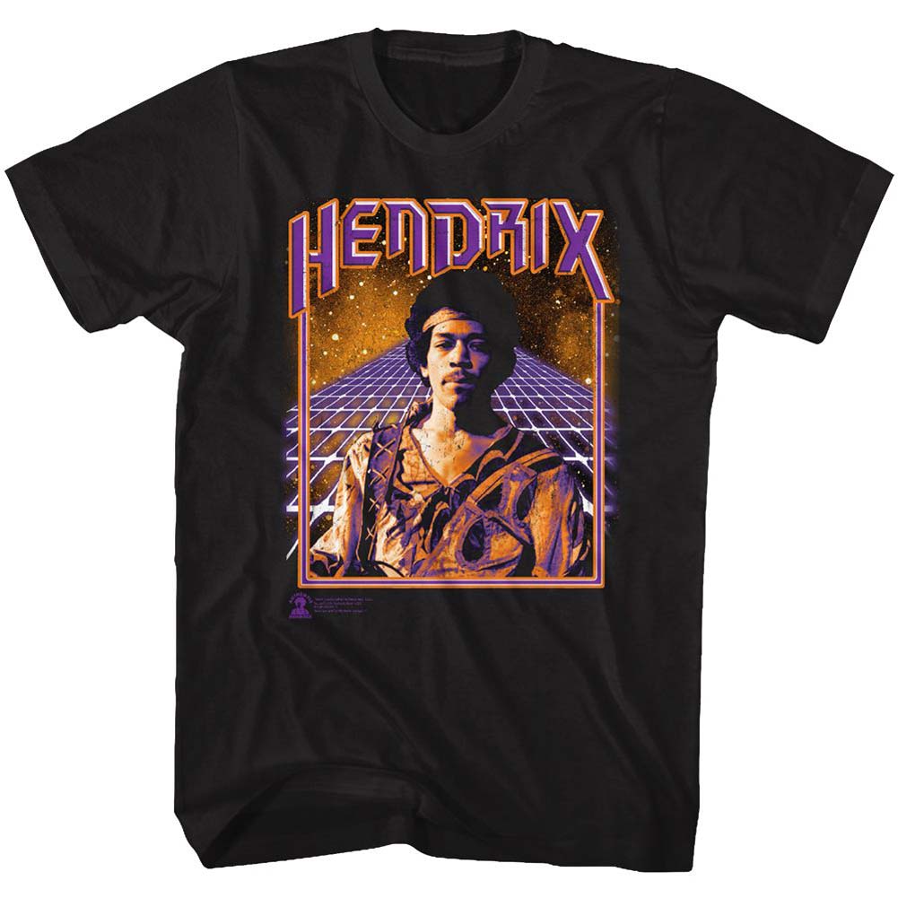 Jimi Hendrix Spaceman Jimi T-shirt Front