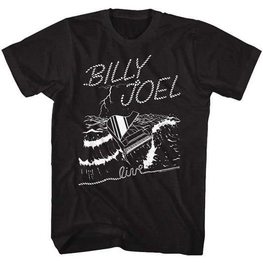 Billy Joel Sea Piano T-shirt Front