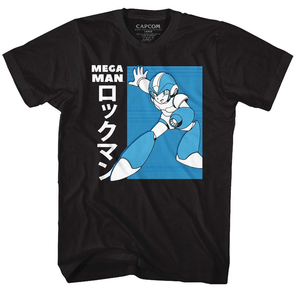 Mega Man Jpn T-shirt Front