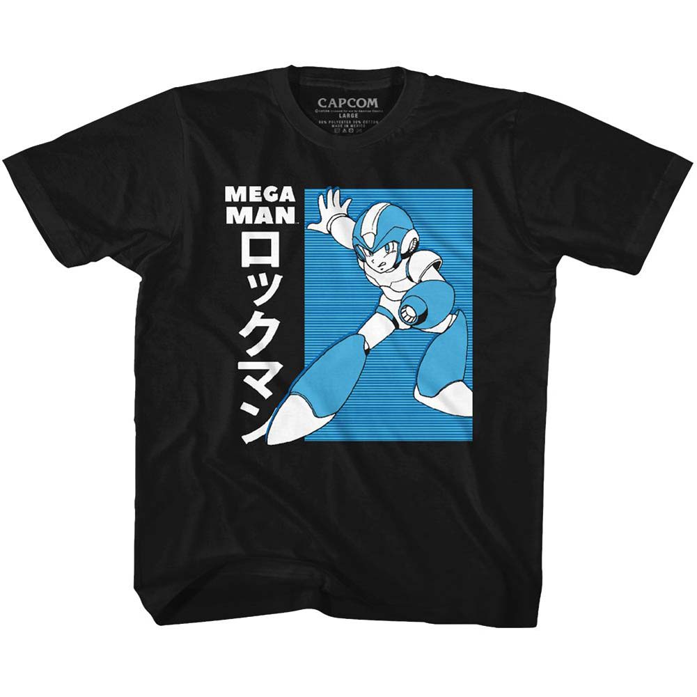 Mega Man Jpn Youth T-shirt Front