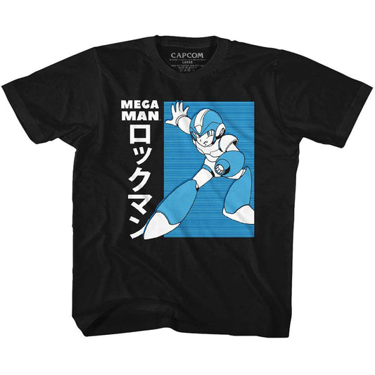 Mega Man Jpn Youth T-shirt Front