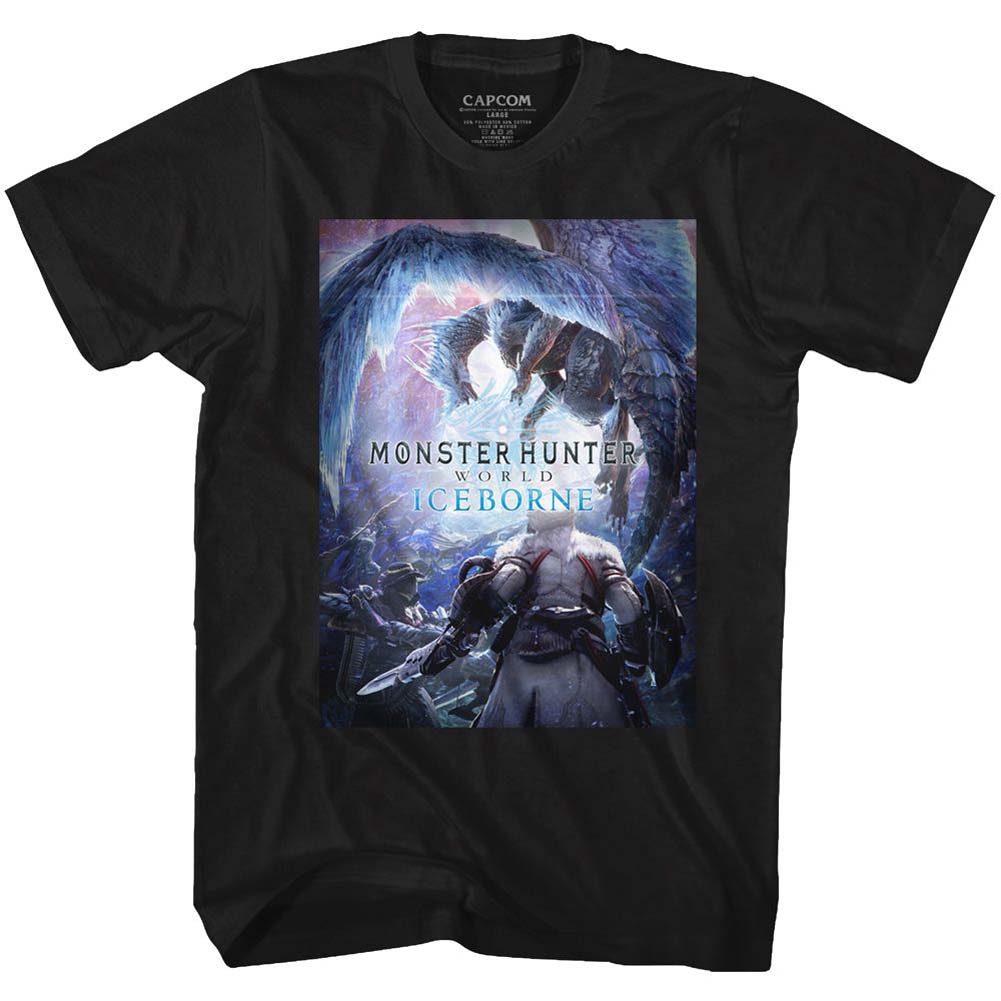 Monster Hunter Iceborn Keyart T-shirt Front