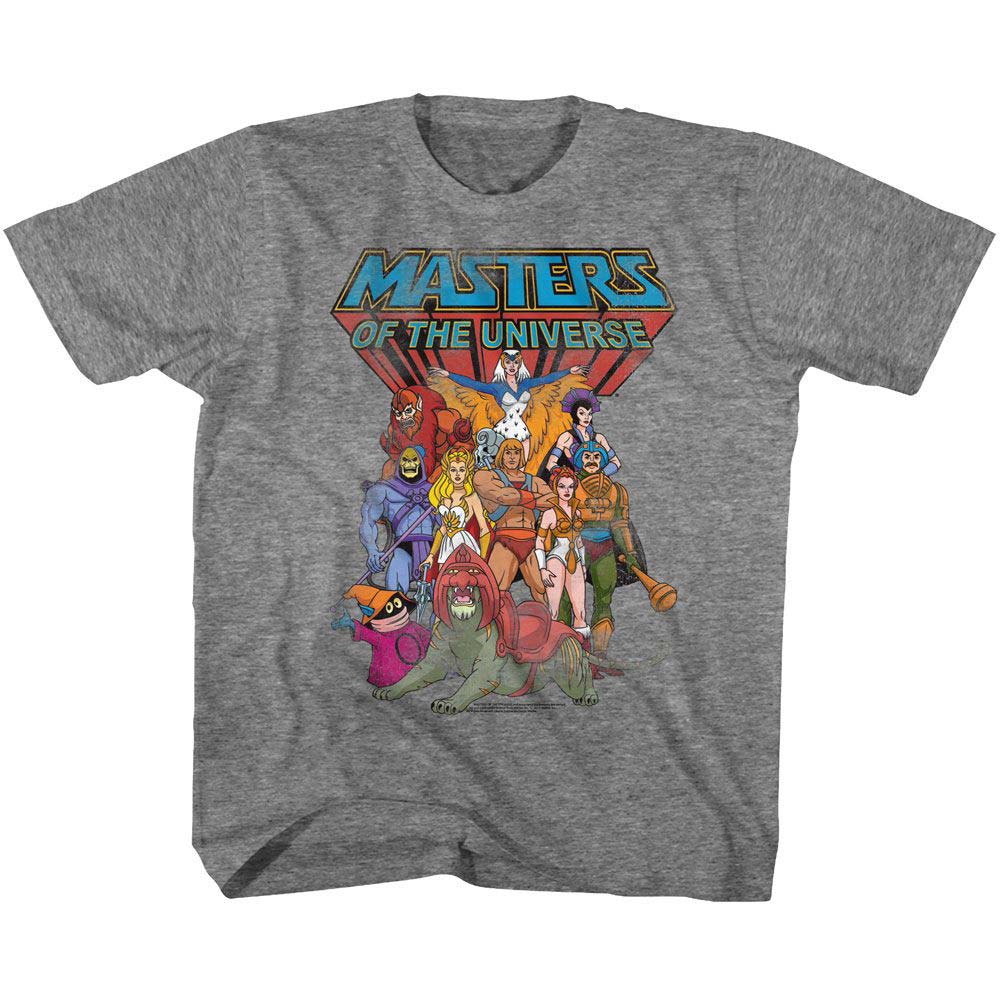 Masters Of The Universe The Whole Gang Kids Childrens T-shirt Front