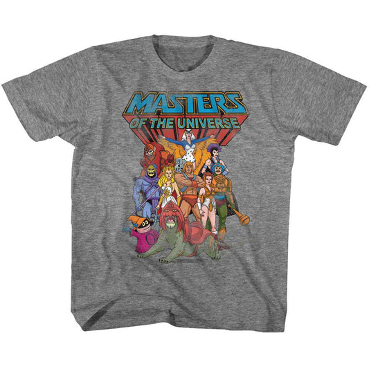 Masters Of The Universe The Whole Gang Youth T-shirt Front