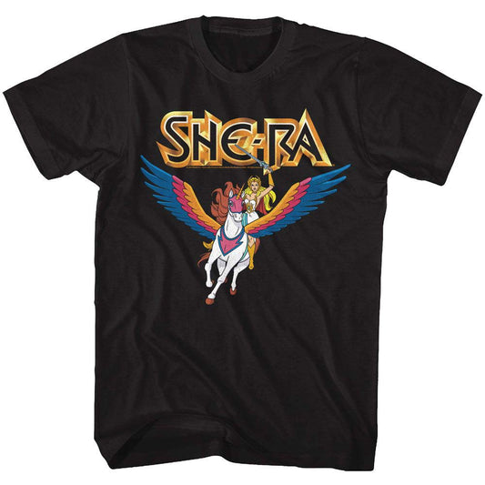 Masters Of The Universe Shera & Swiftwind T-shirt Front