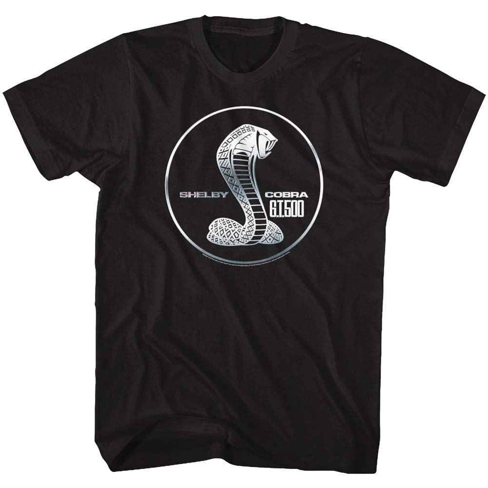 Carroll Shelby Chrome Gt500 T-shirt Front