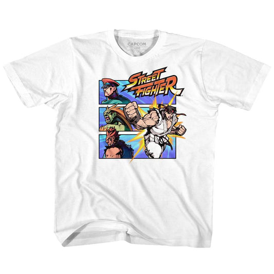 Street Fighter Fight A Guy Youth T-shirt Front