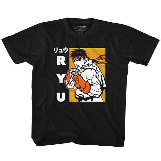 Street Fighter Ryu Youth T-shirt Front