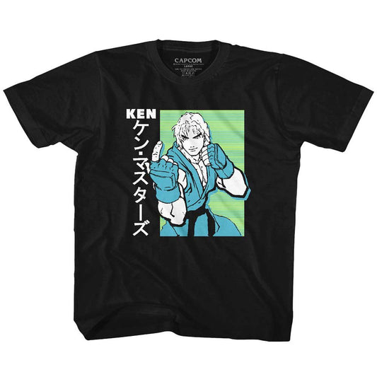 Street Fighter Ken Youth T-shirt Front