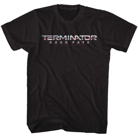 Terminator Dark Fate Chrome Logo T-shirt Front