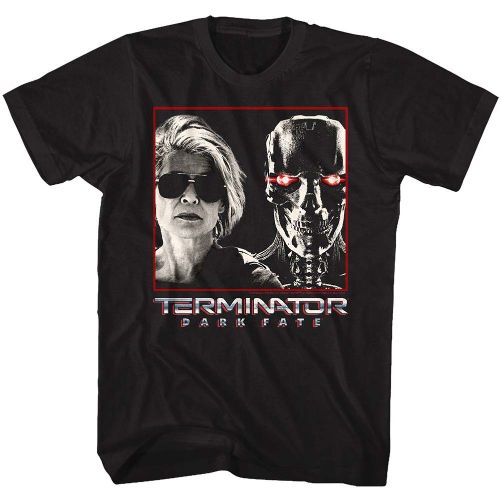Terminator Sarah & Rev9 T-shirt Front