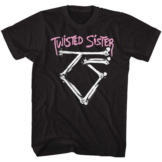 Twisted Sister Bone Logo T-shirt Front