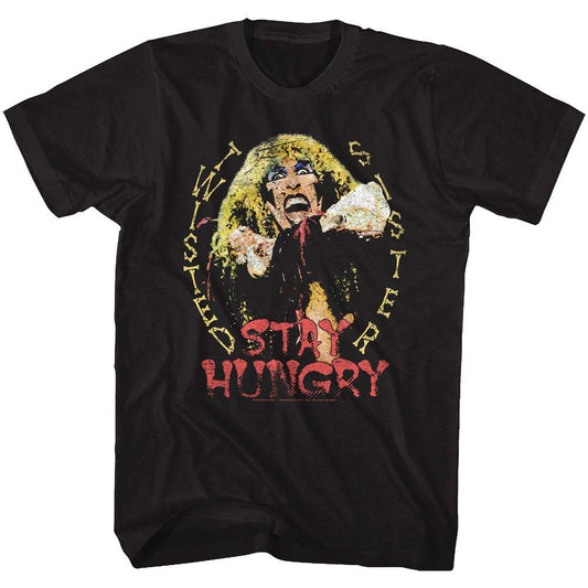 Twisted Sister Stay Hungry T-shirt Front