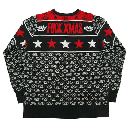 Five Finger Death Punch Fuck Xmas Christmas Sweater Sweatshirt Back