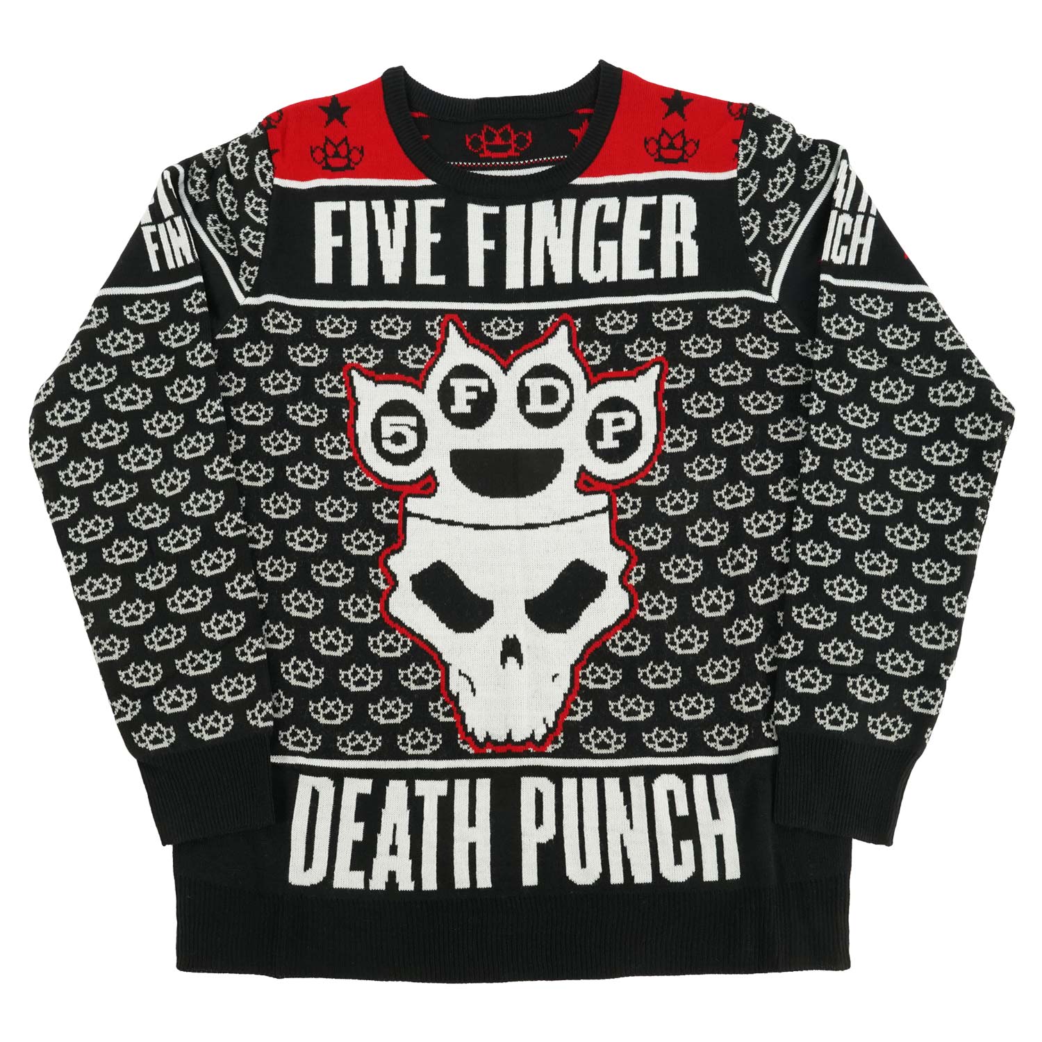 Five Finger Death Punch Fuck Xmas Christmas Sweater Sweatshirt Front
