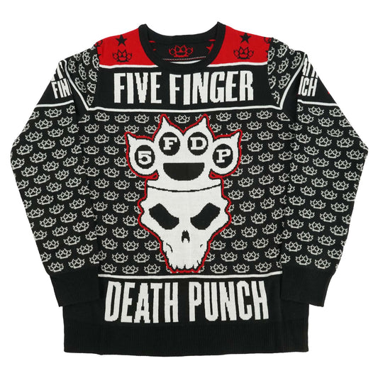 Five Finger Death Punch Fuck Xmas Christmas Sweater Sweatshirt Front