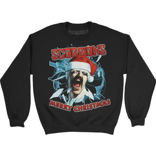 Scorpions Blackout Christmas Crew Neck Sweatshirt Sweatshirt Front