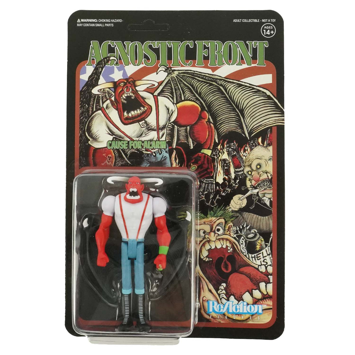 Agnostic Front Super7 Cause For Alarm 3.75" ReAction Figure Action Figure Front