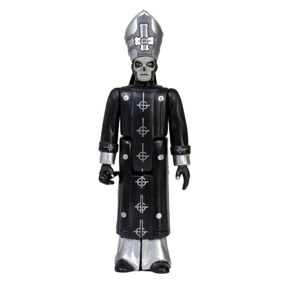 Ghost Super7 Black-On-Black Metal Papa Emeritus III 3.75" ReAction Figure Action Figure Back