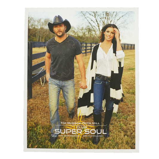 Tim Mcgraw Soul2Soul Tim & Faith Photo Promo Glossy Front