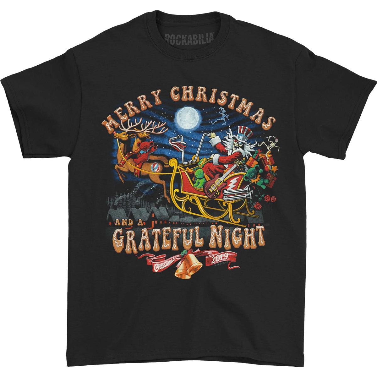 Grateful Dead Steal Your Sleigh T-shirt Front