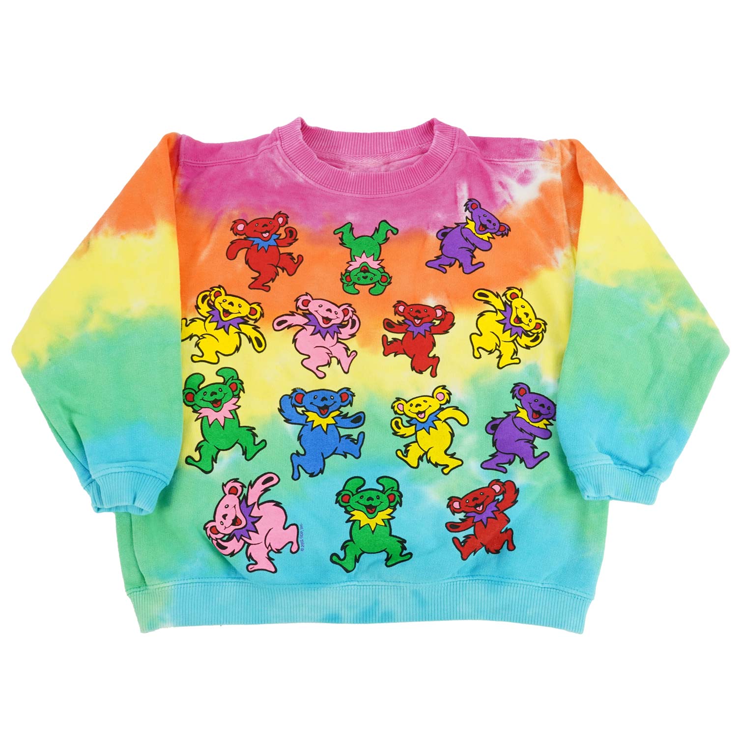 Grateful Dead Spiral Bears Fleece Sweatshirt