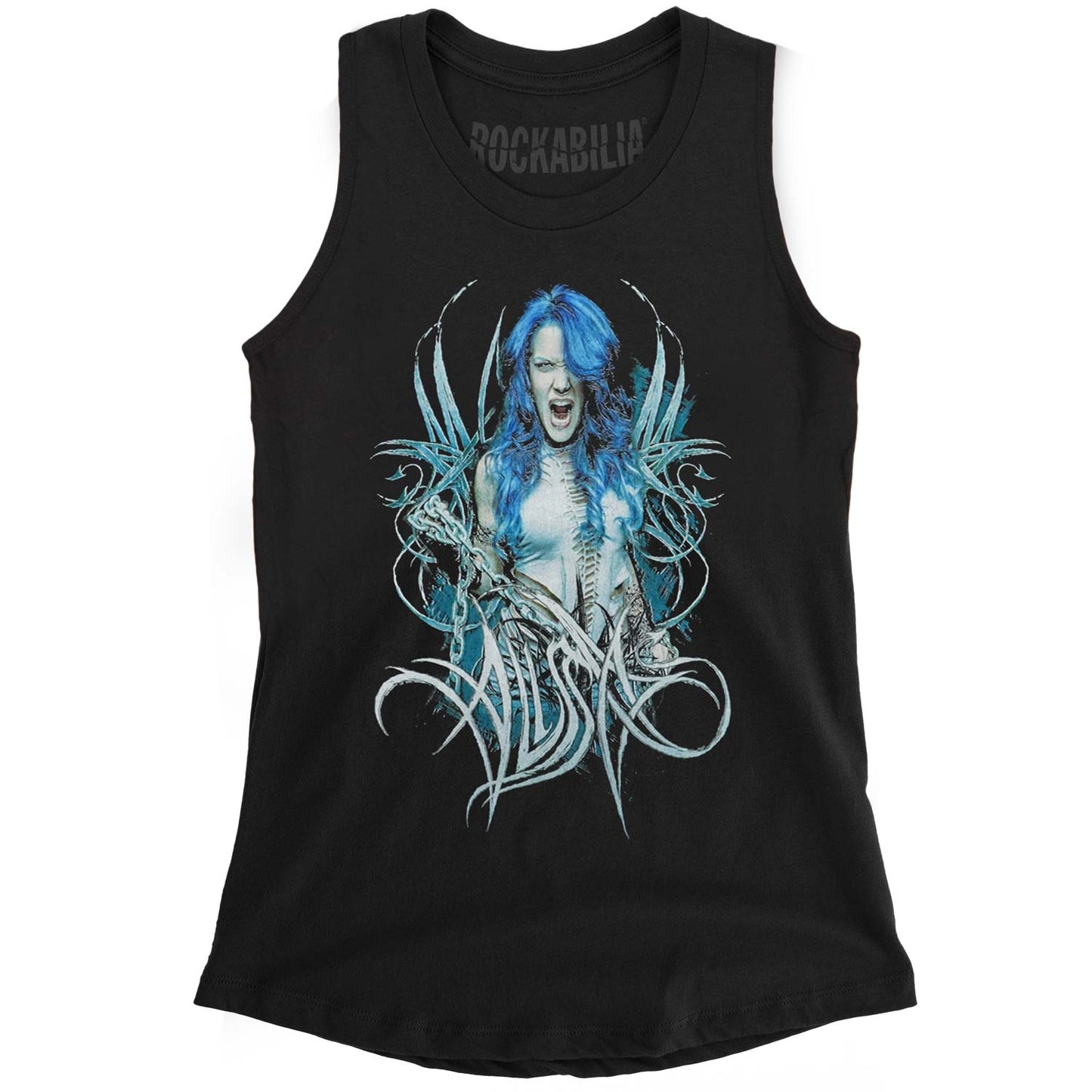 Photo Ladies Muscle Tank Junior Top