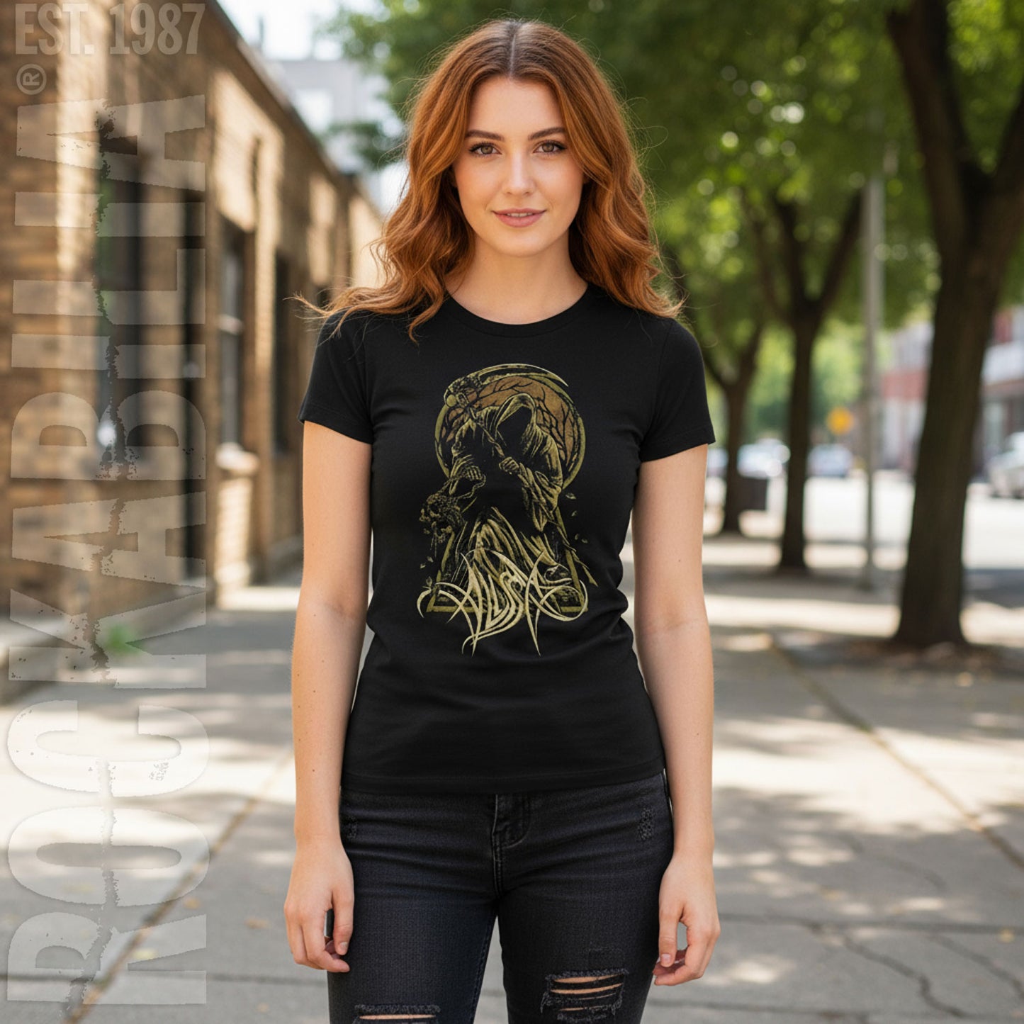 Reaper Ladies Short Sleeve Tee Junior Top