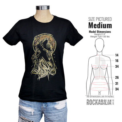 Reaper Ladies Short Sleeve Tee Junior Top