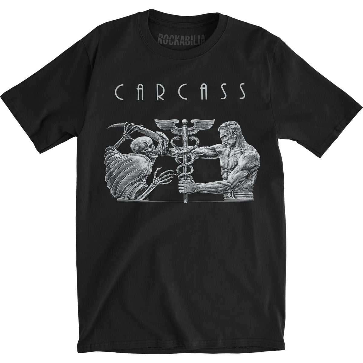 Carcass Life And Death Slim Fit T-shirt Front