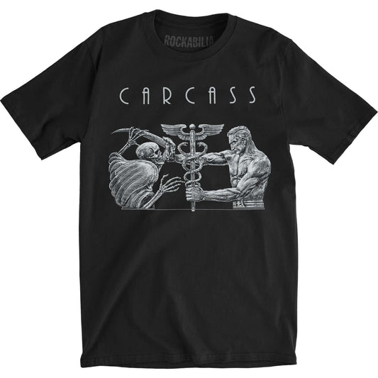 Carcass Life And Death Slim Fit T-shirt Front