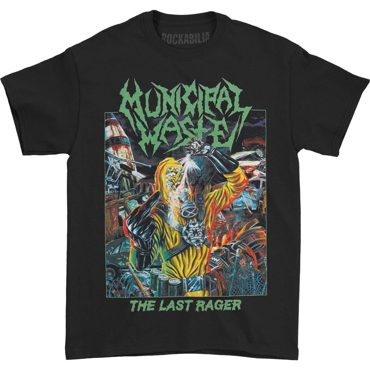 Municipal Waste The Last Rager Slim Fit T-shirt Front