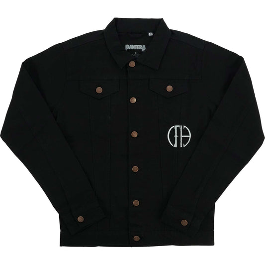 Pantera Skull Black Denim Jacket Denim Jacket Front