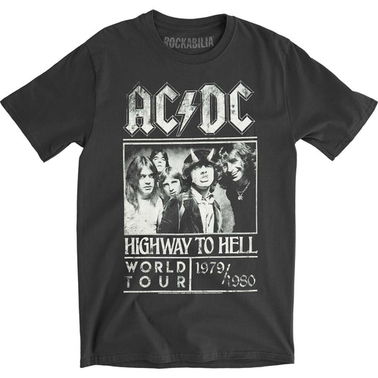 AC/DC Highway To Hell Poster Vintage T-shirt Front