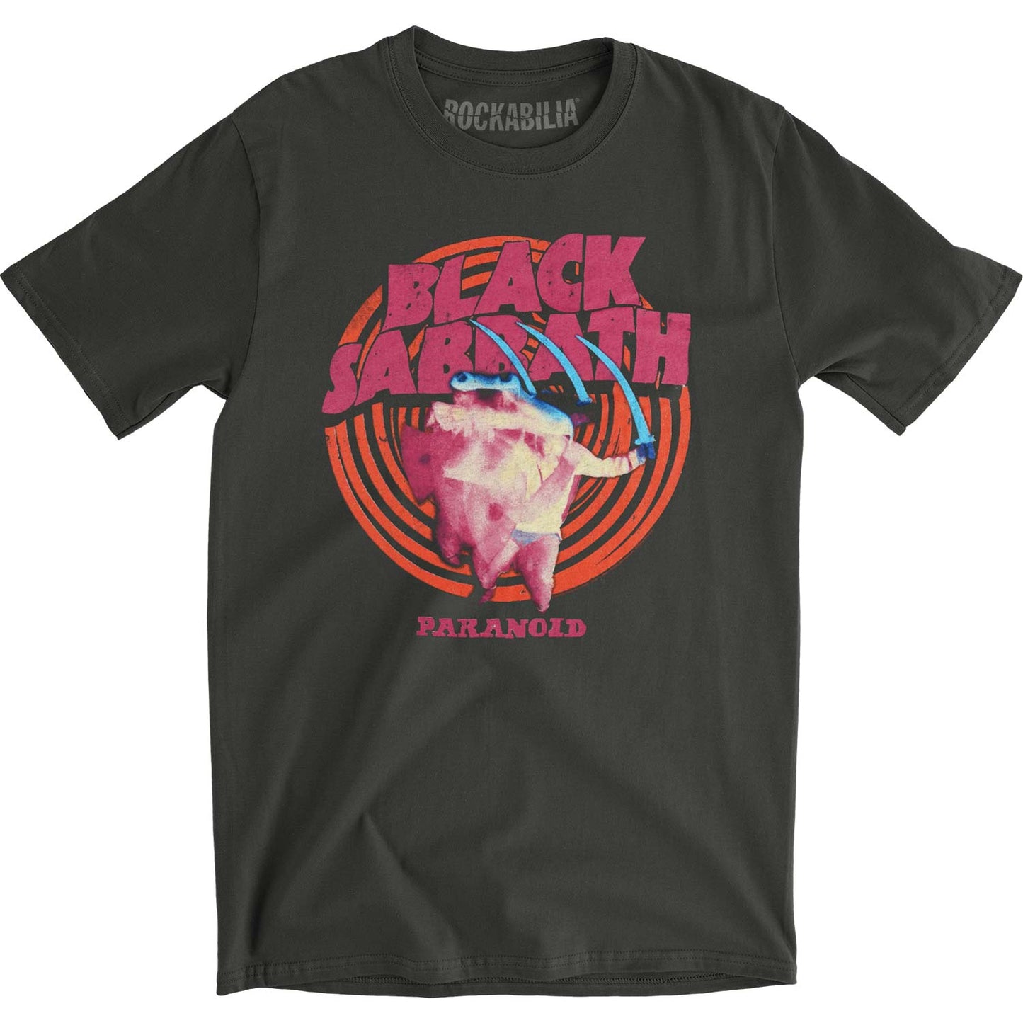 Black Sabbath Paranoid Vintage T-shirt Front