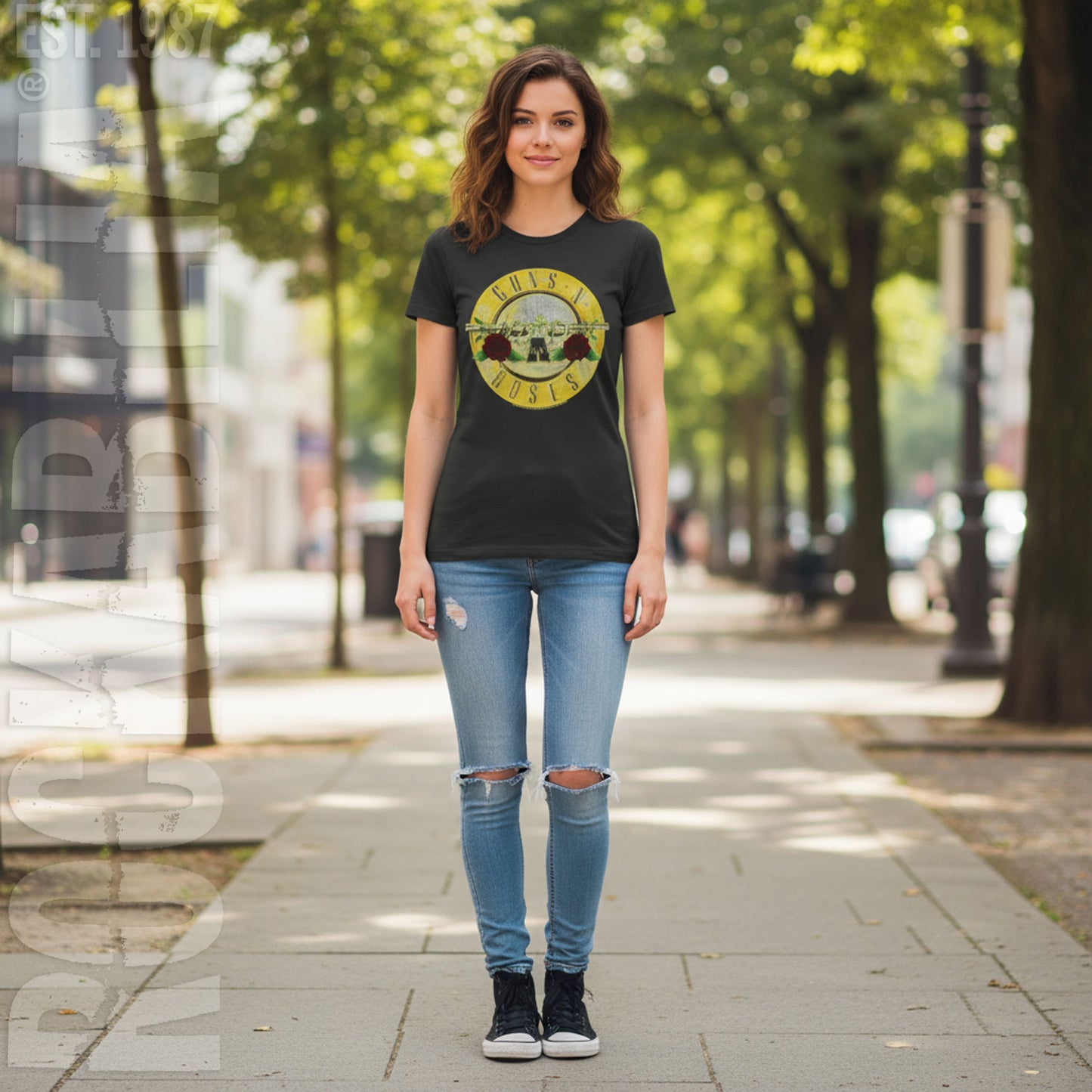 Guns N Roses Drum Junior Top