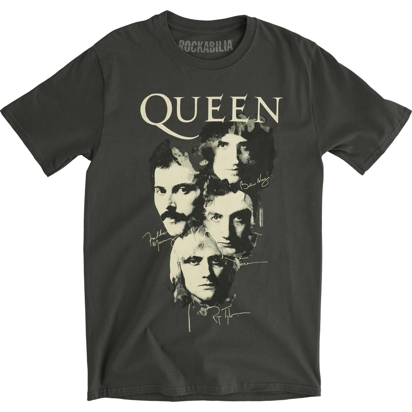 Queen Autographs Vintage T-shirt Front